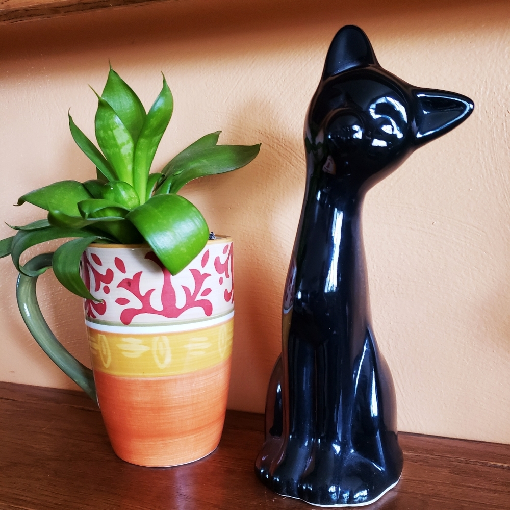 MCM Black Cat Statue